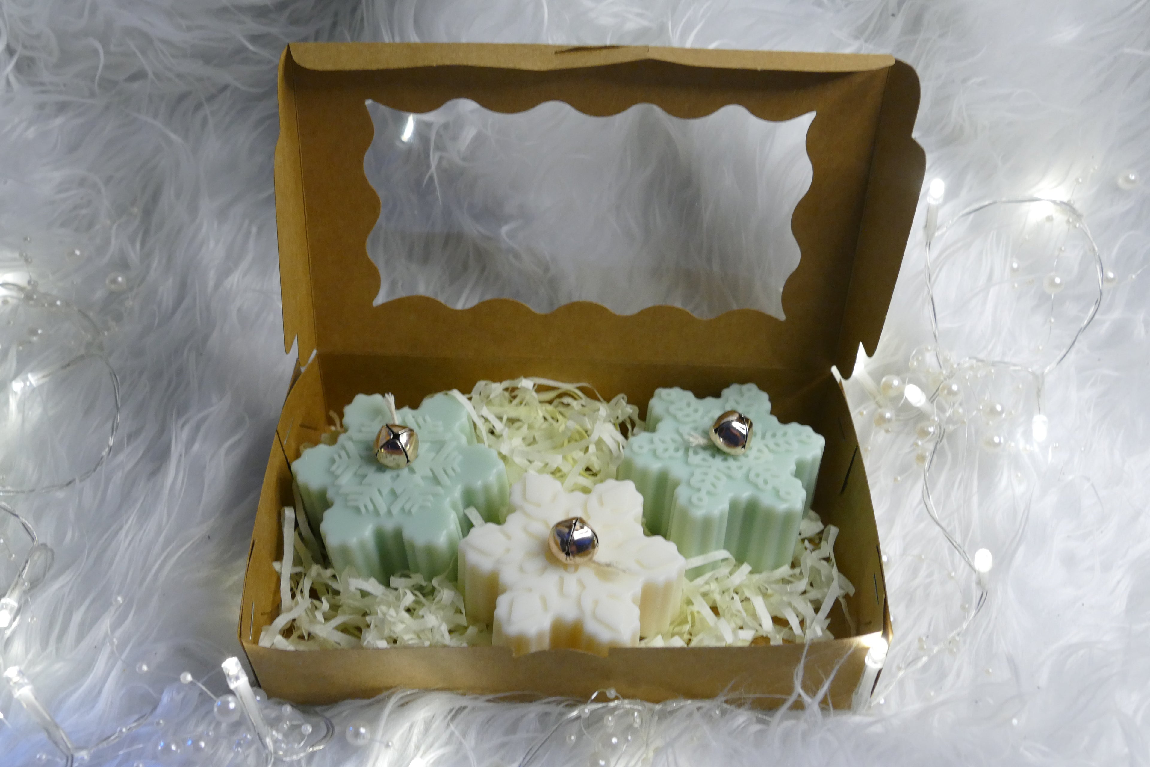 Geschenkset Schneeflocken