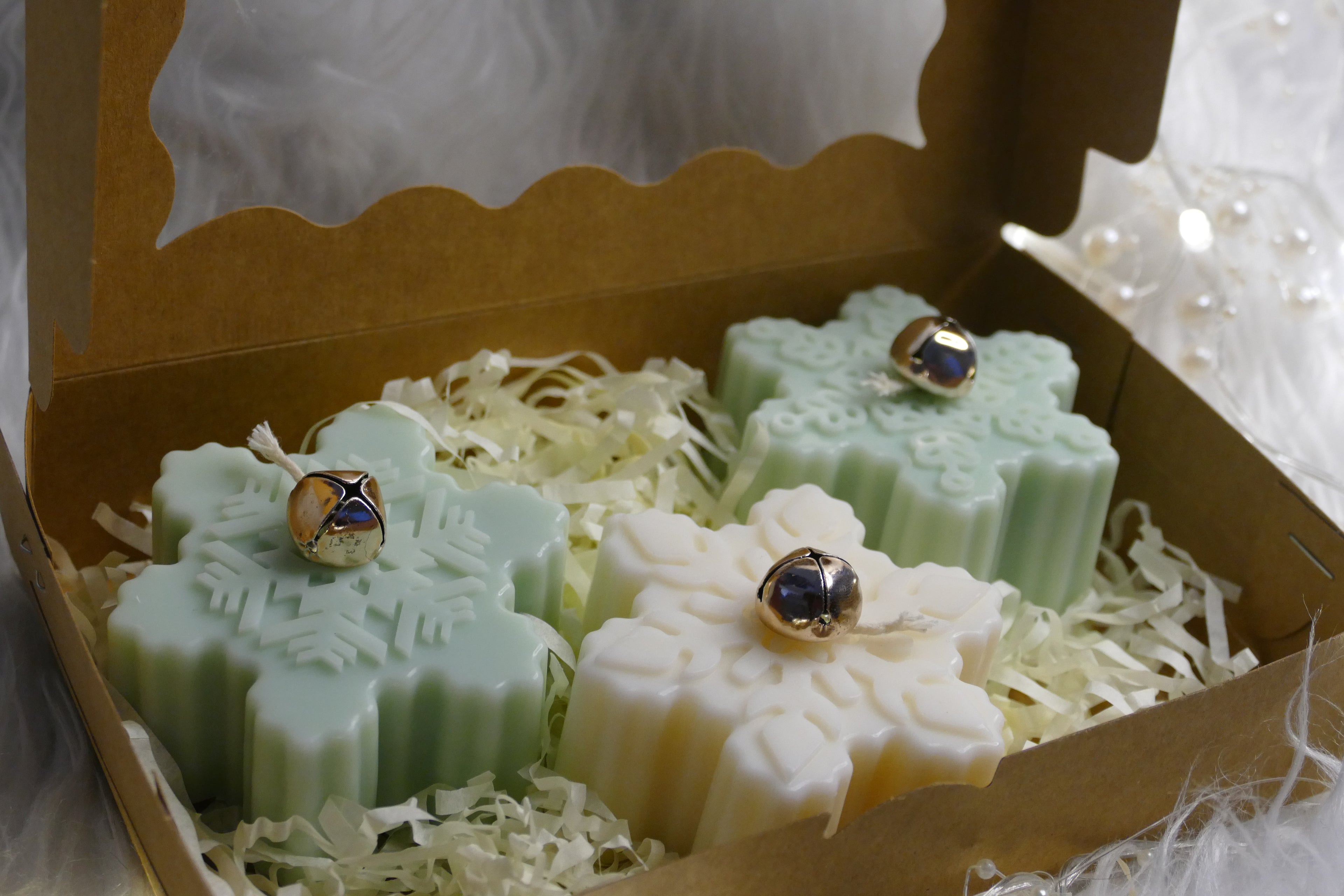 Geschenkset Schneeflocken