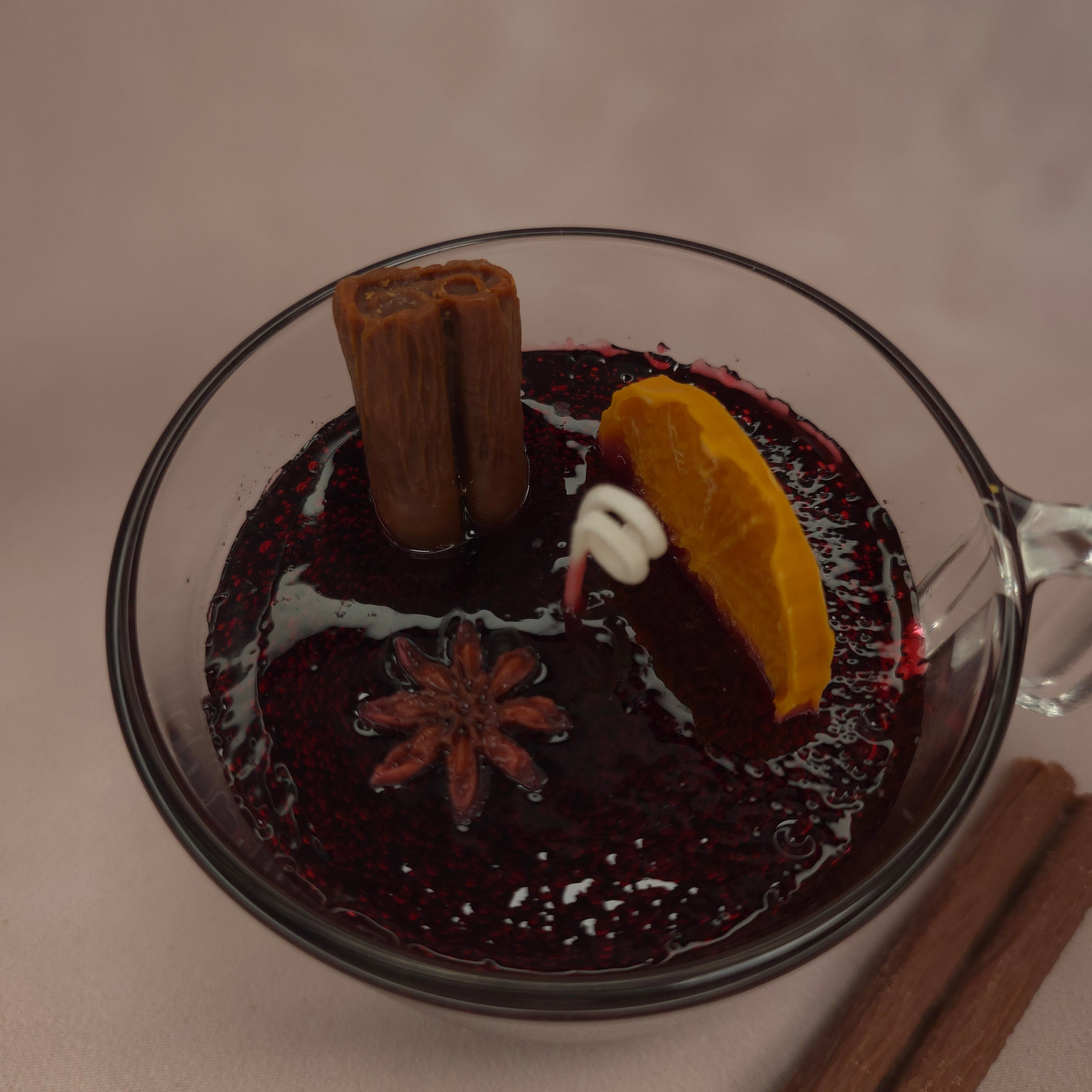 Handgegossene Duftkerze "Glühwein"