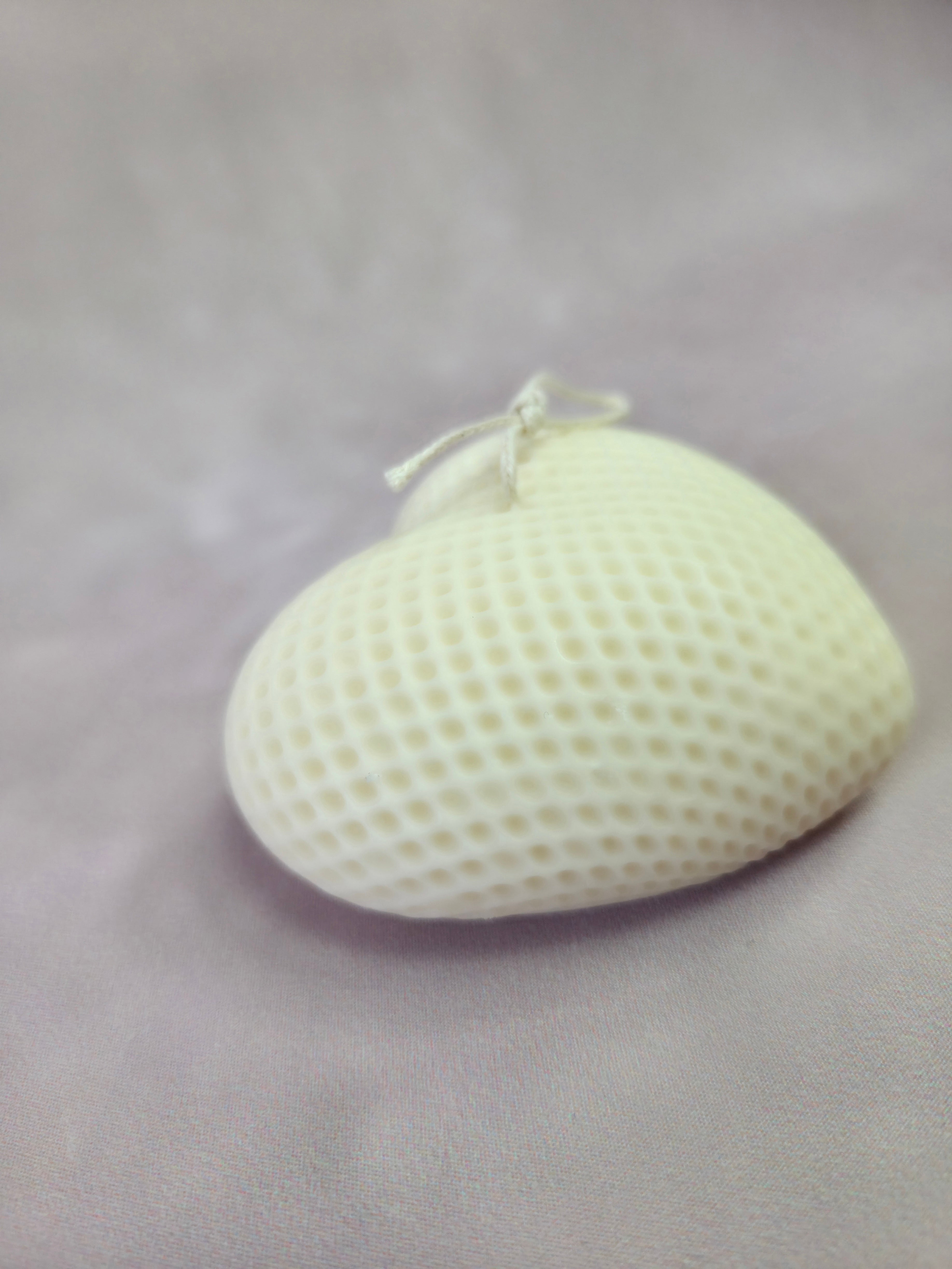 Handgegossene Kerzen "Herzen" aus Sojawachs