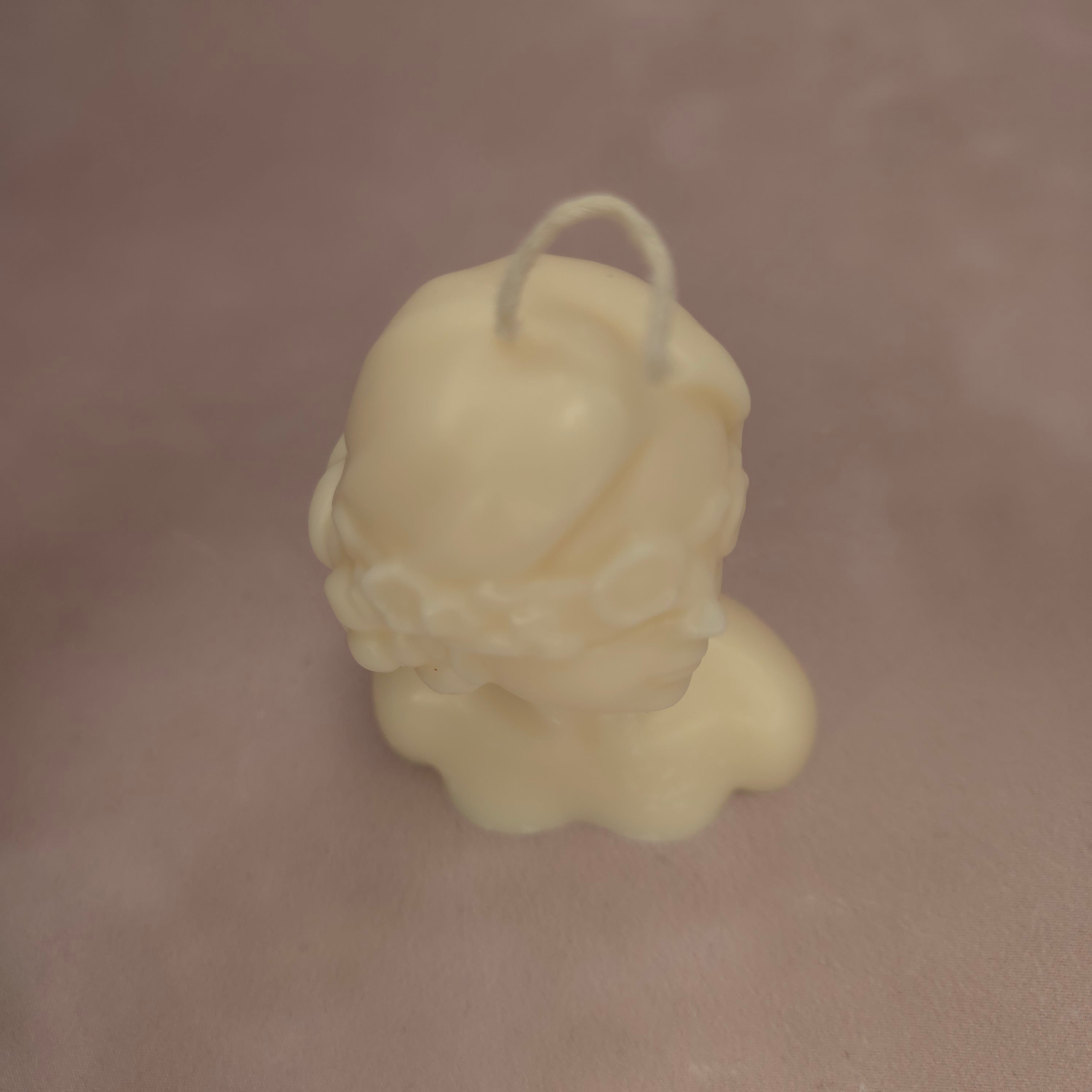 Handgegossene Kerze "Blind Lady" aus Sojawachs