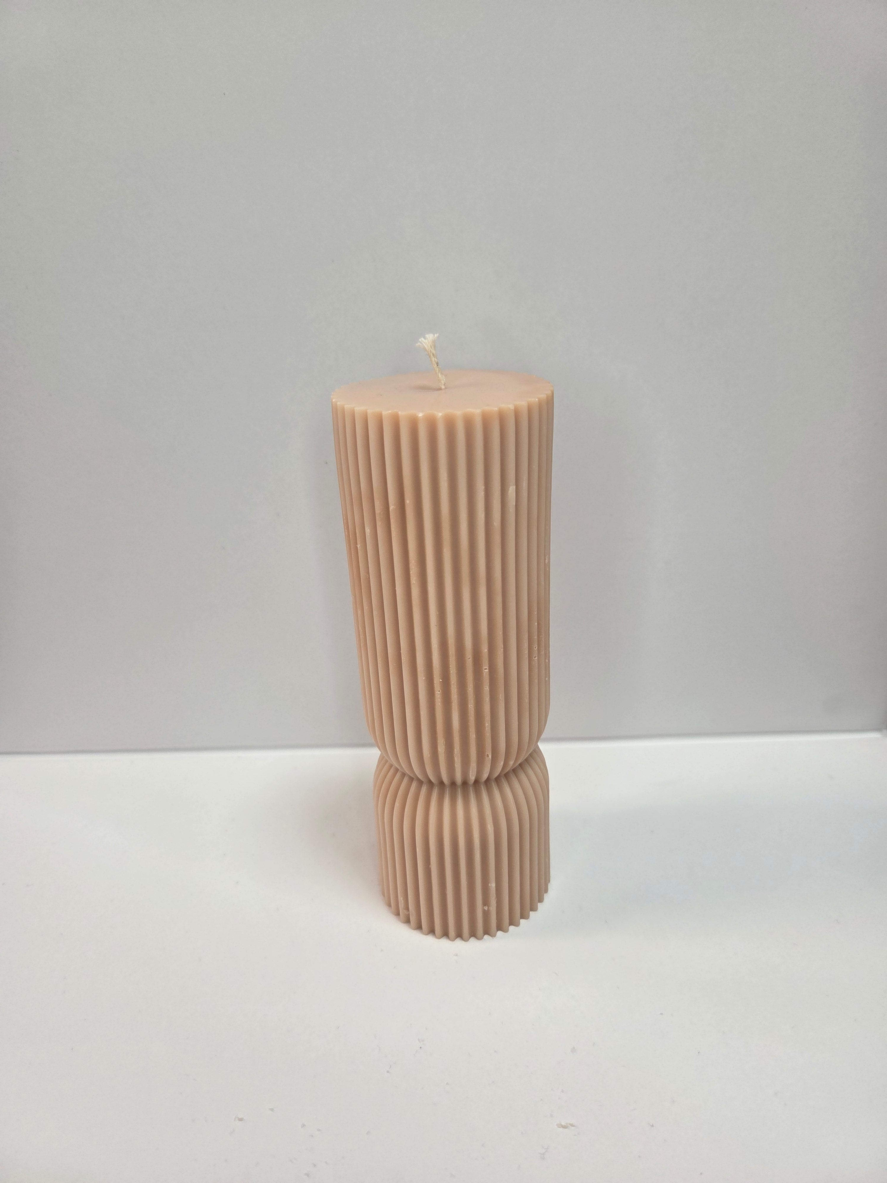 Formkerze "Totem" geriffelt