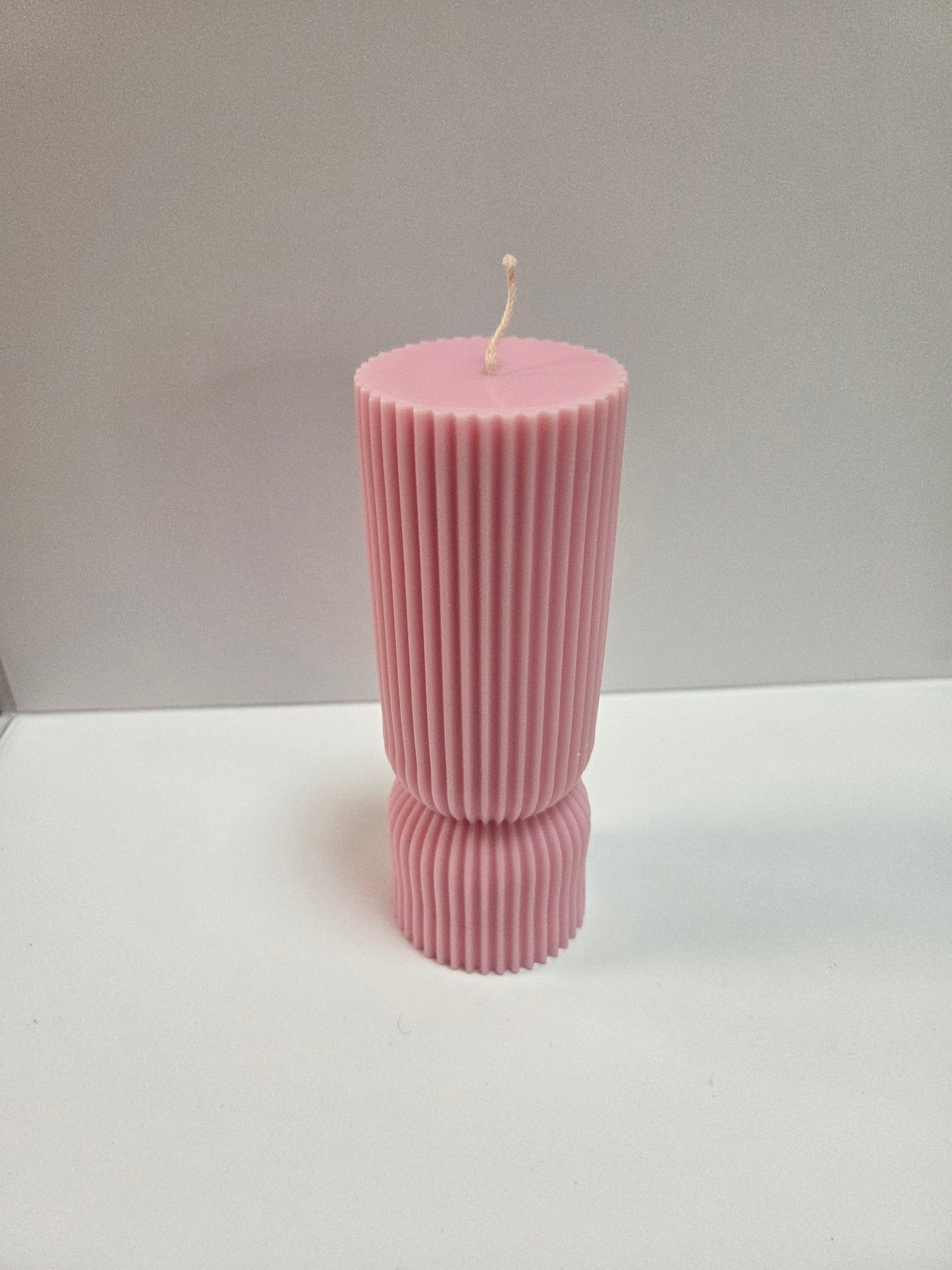 Formkerze "Totem" geriffelt