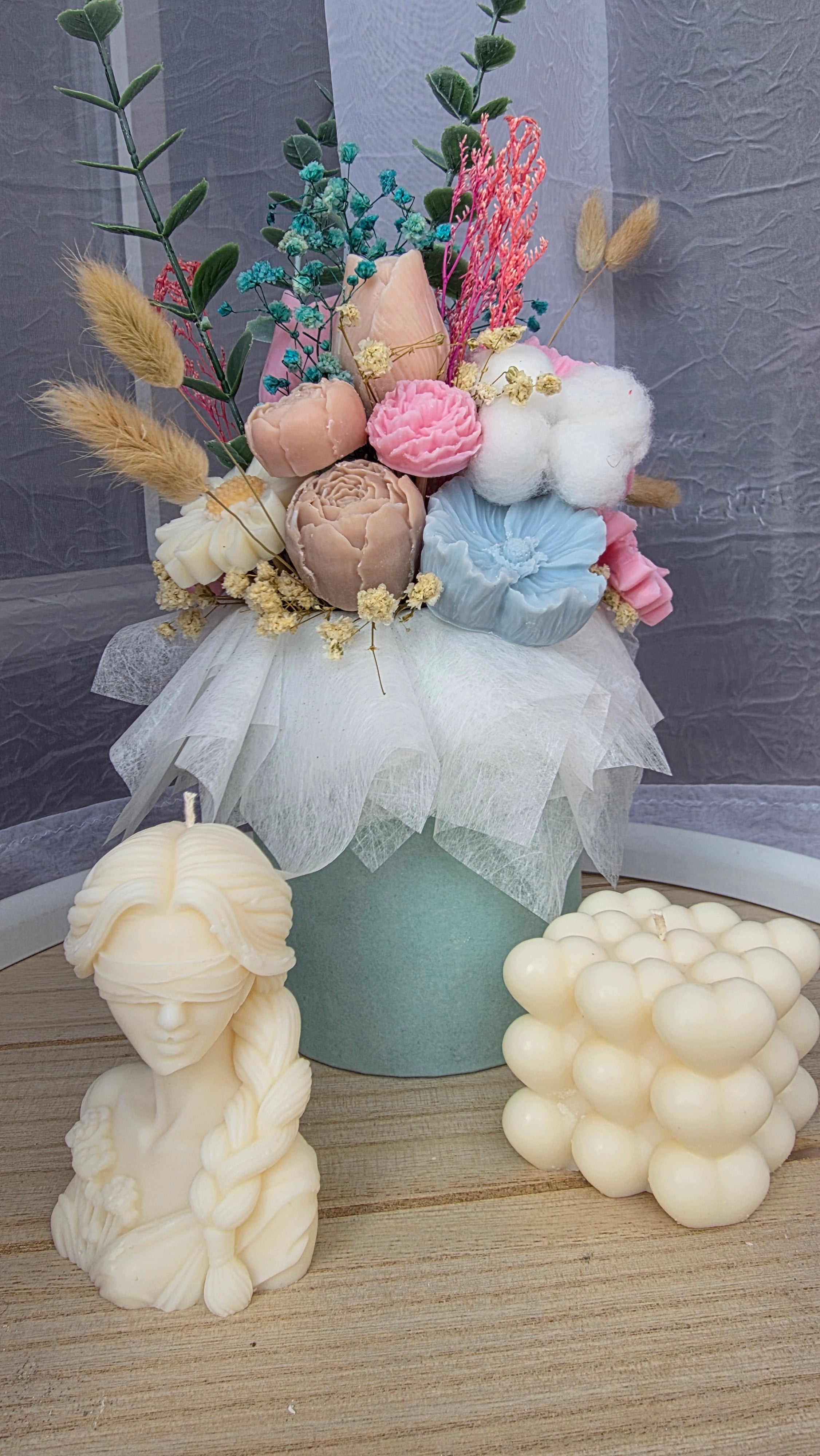 Blumenbox Mittel in Bunten Farben