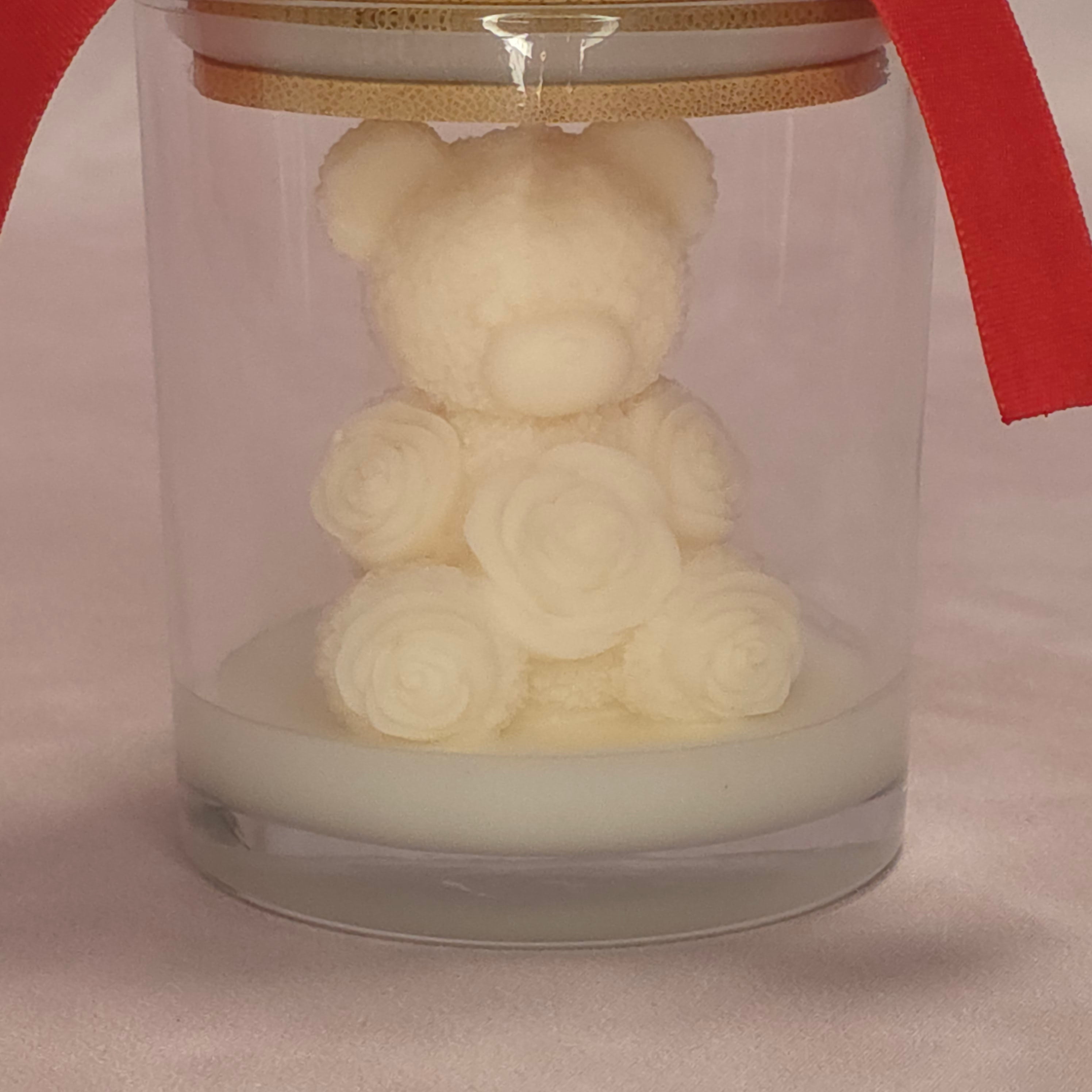 Personalisierbare handgegossene Duftkerze im Glas – Valentinstag Edition