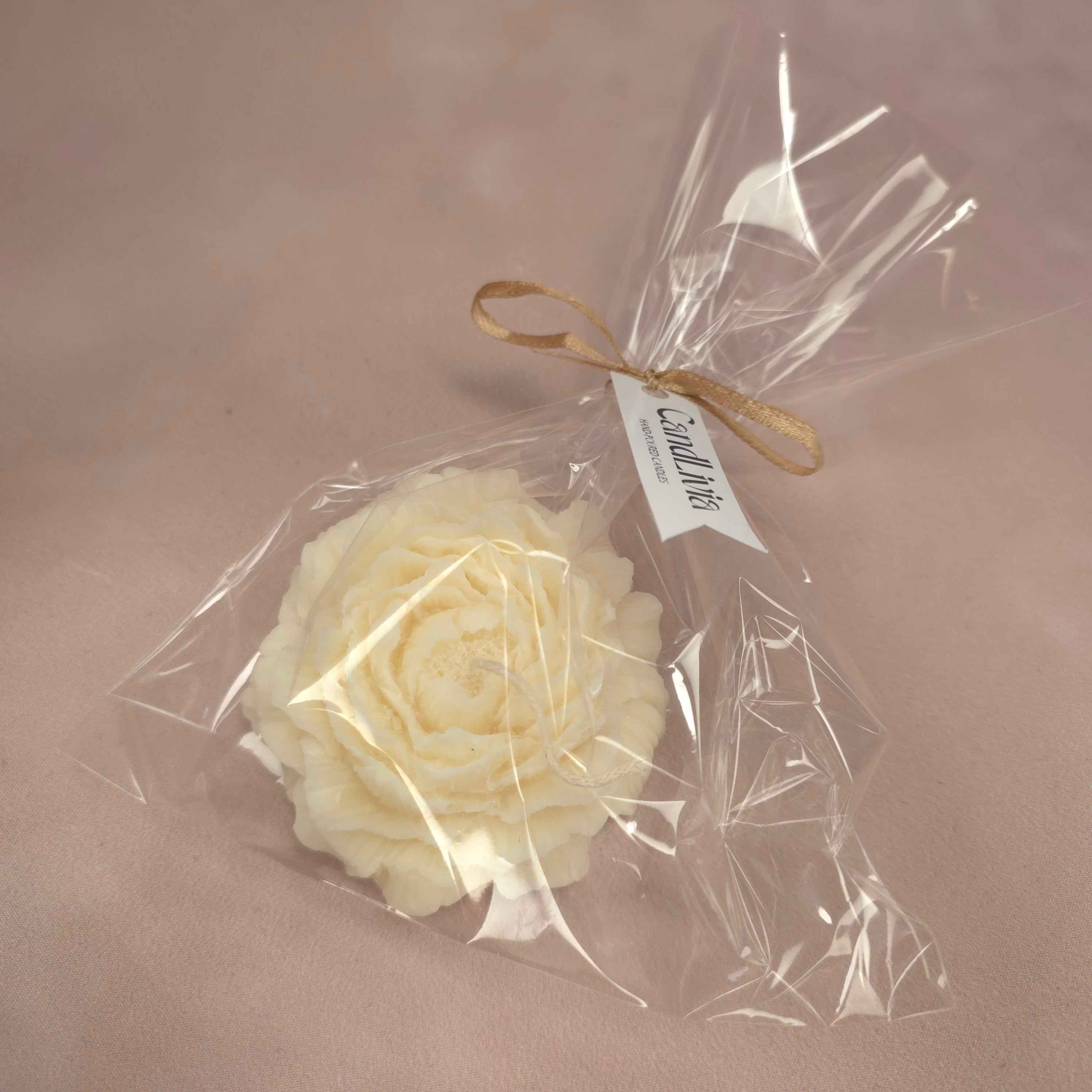 Personalisierte Gastgeschenke - Handgegossene Kerze aus Sojawachs