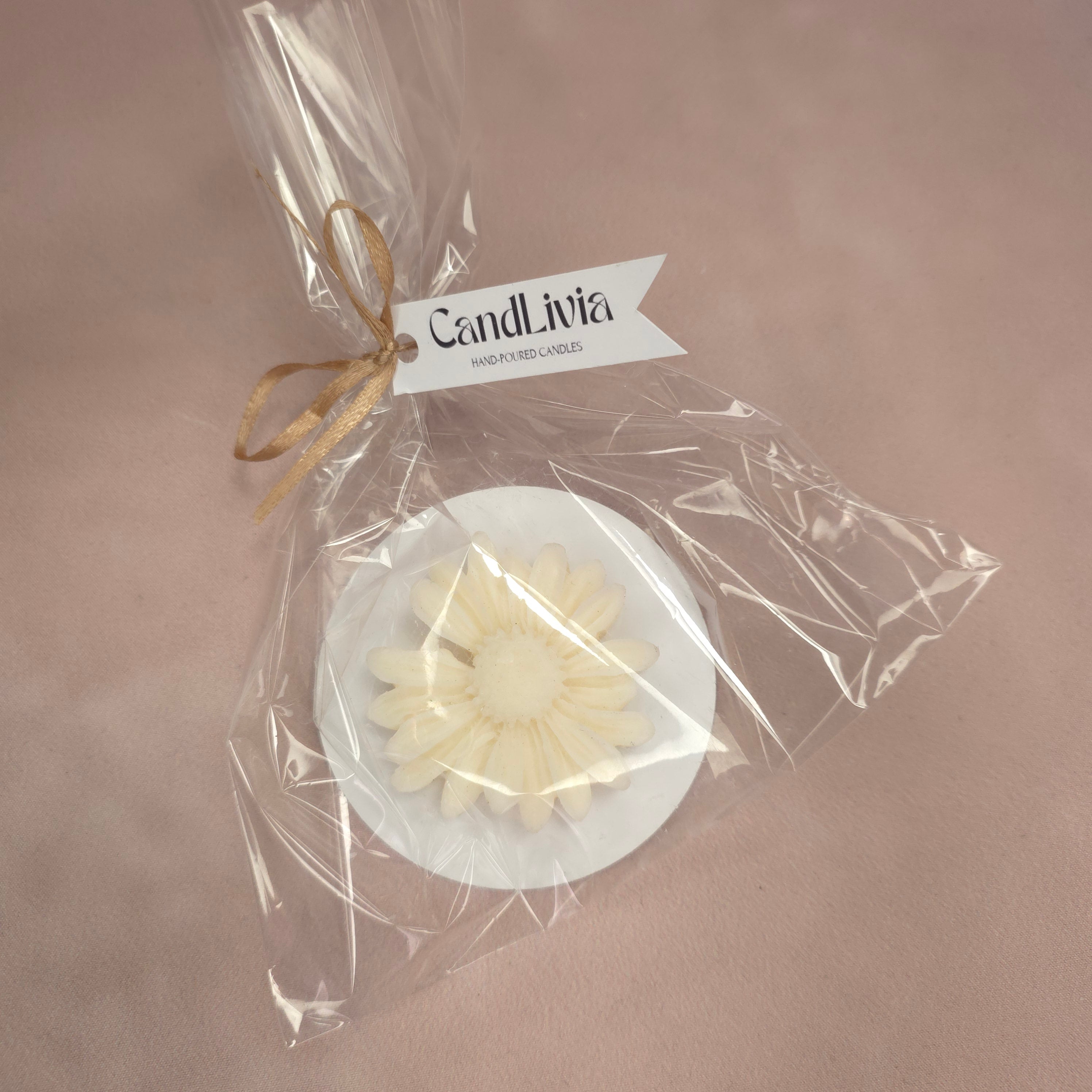 Personalisierte Gastgeschenke - Handgegossene Kerze aus Sojawachs