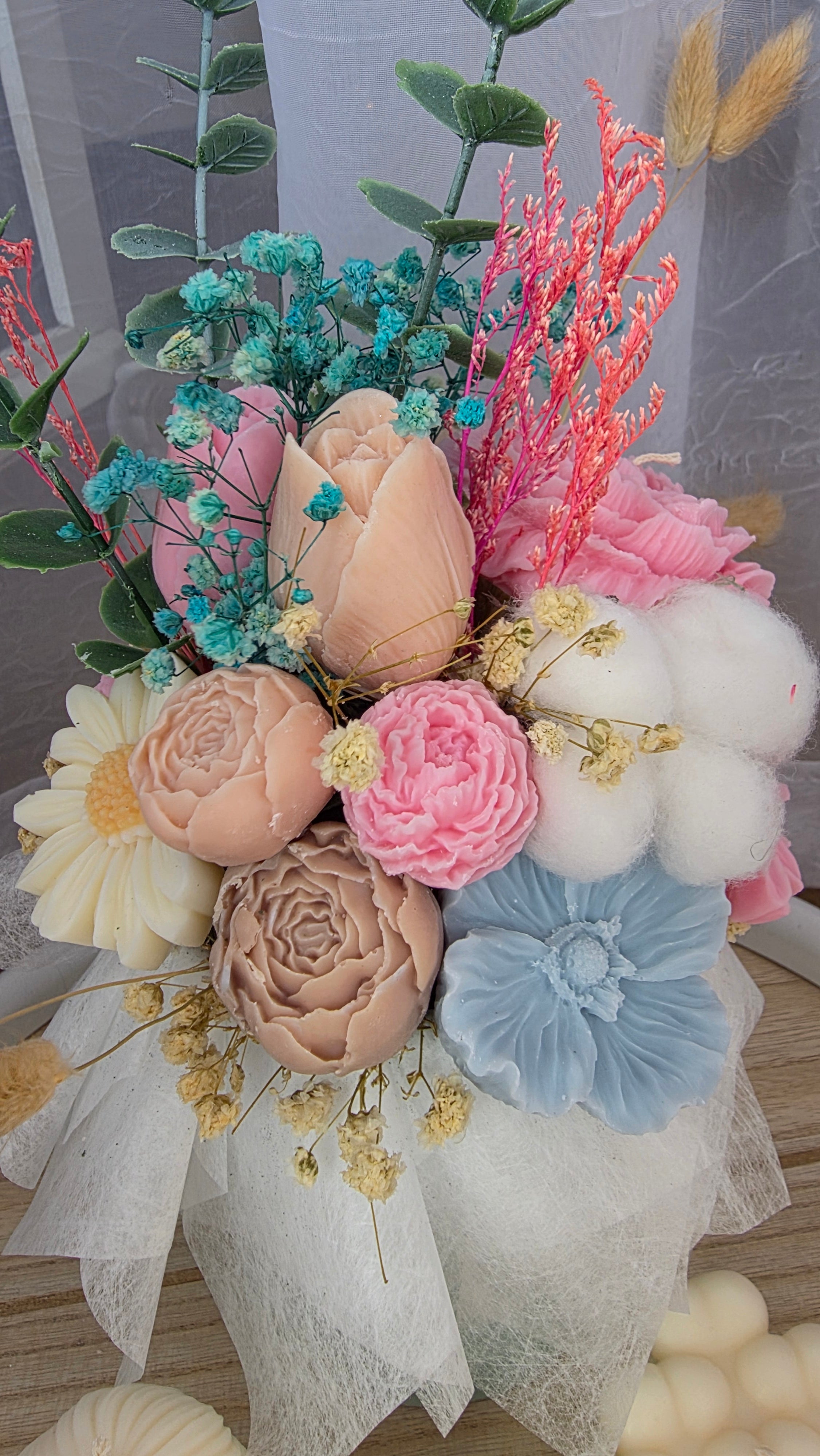 Blumenbox Mittel in Bunten Farben